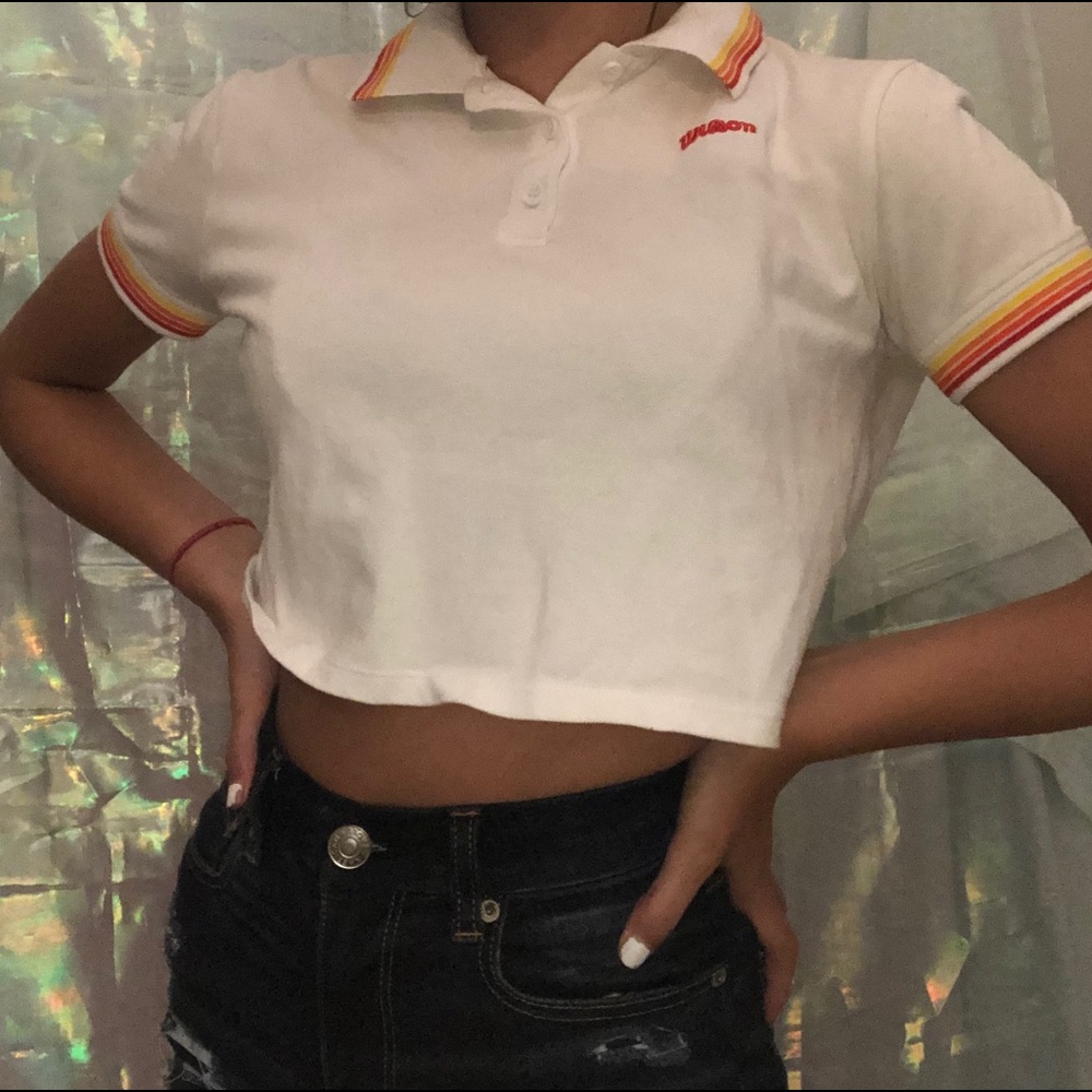 Wilson tennis crop top